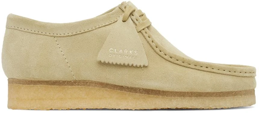 Clarks Beige Suede Wallabee Derbys 1