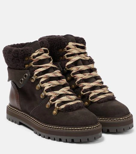 See by Chloé Eileen suede hiking boots 1