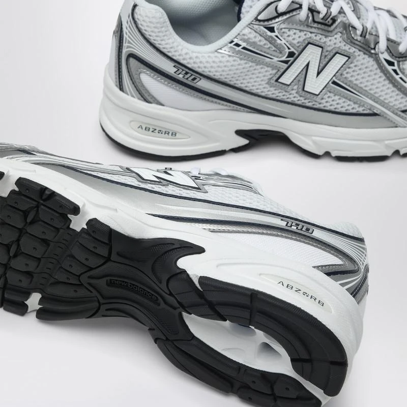 New Balance Sneaker 740 white/silver/navy blue 5