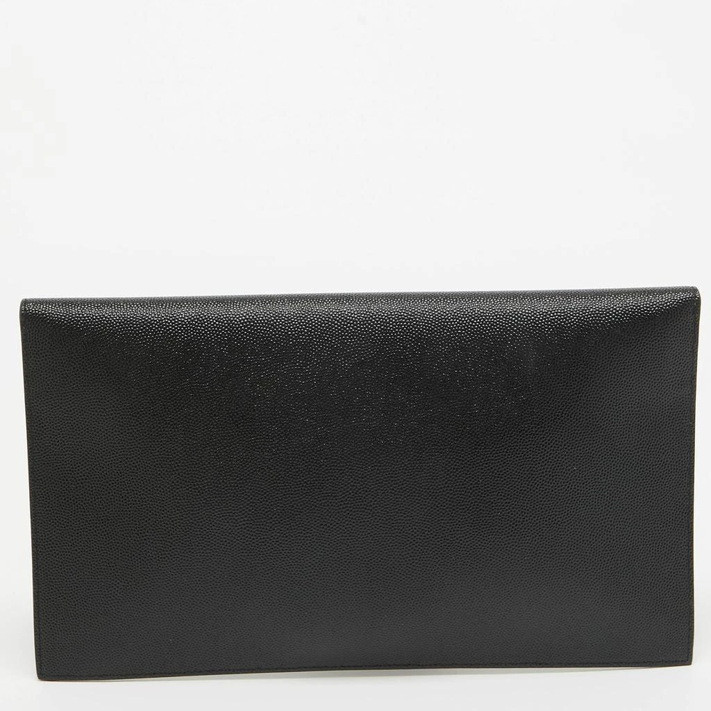 Yves Saint Laurent Saint Laurent Black Leather Uptown Pouch 4