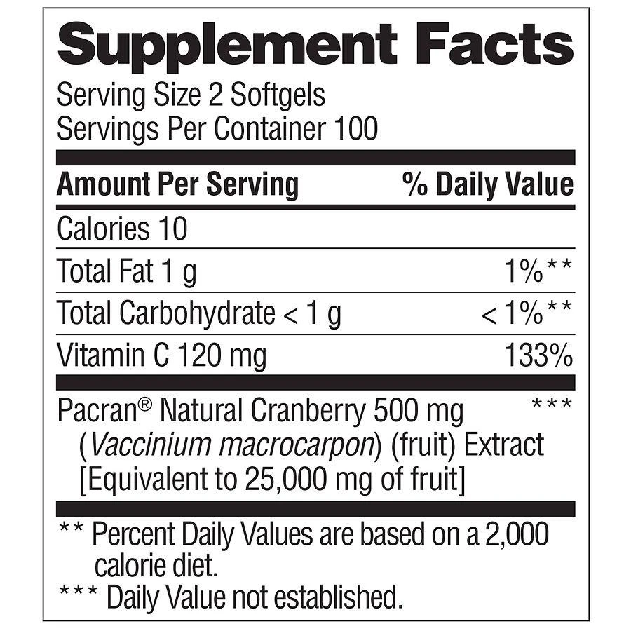 Walgreens Cranberry Plus Vitamin C 4