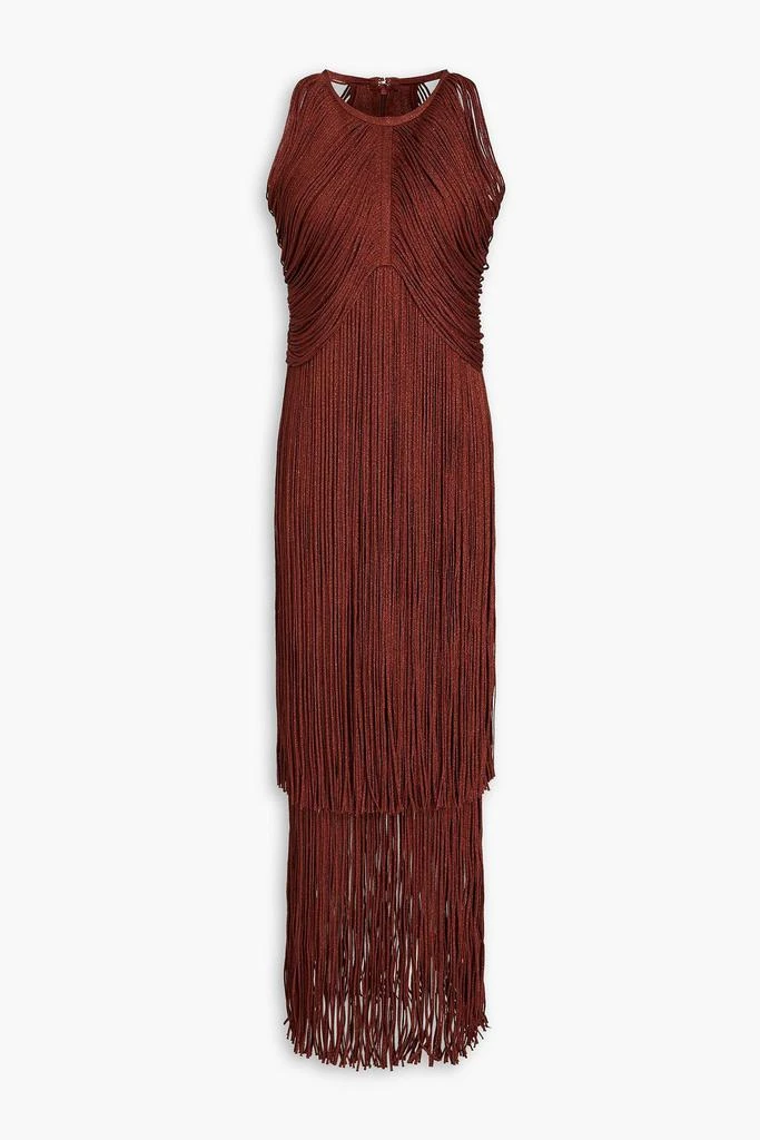 Herve Leger Fringed bandage gown 1