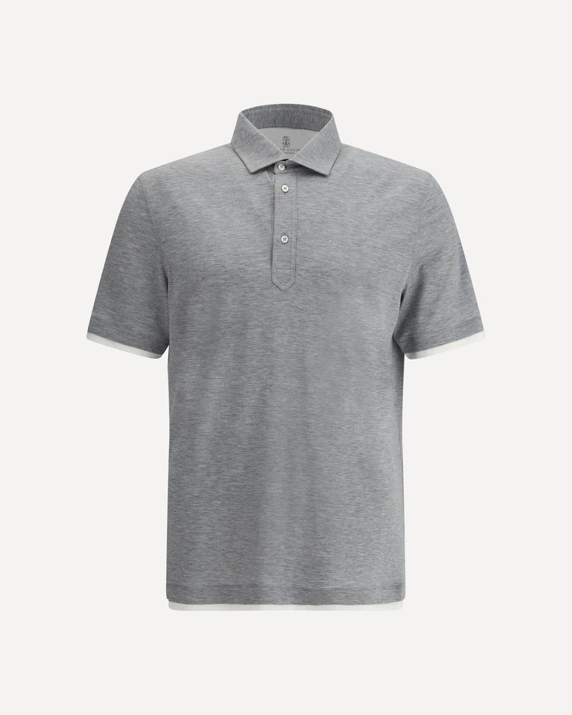 Brunello Cucinelli Silk Polo Shirt