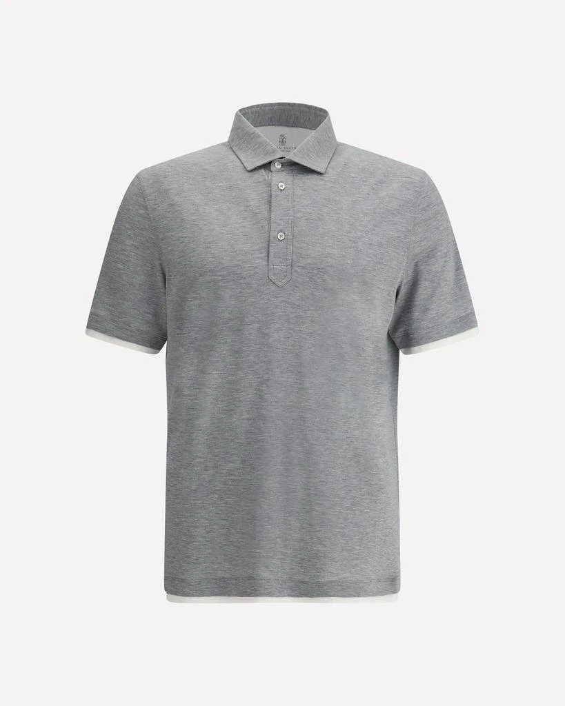 Brunello Cucinelli Silk Polo Shirt 1