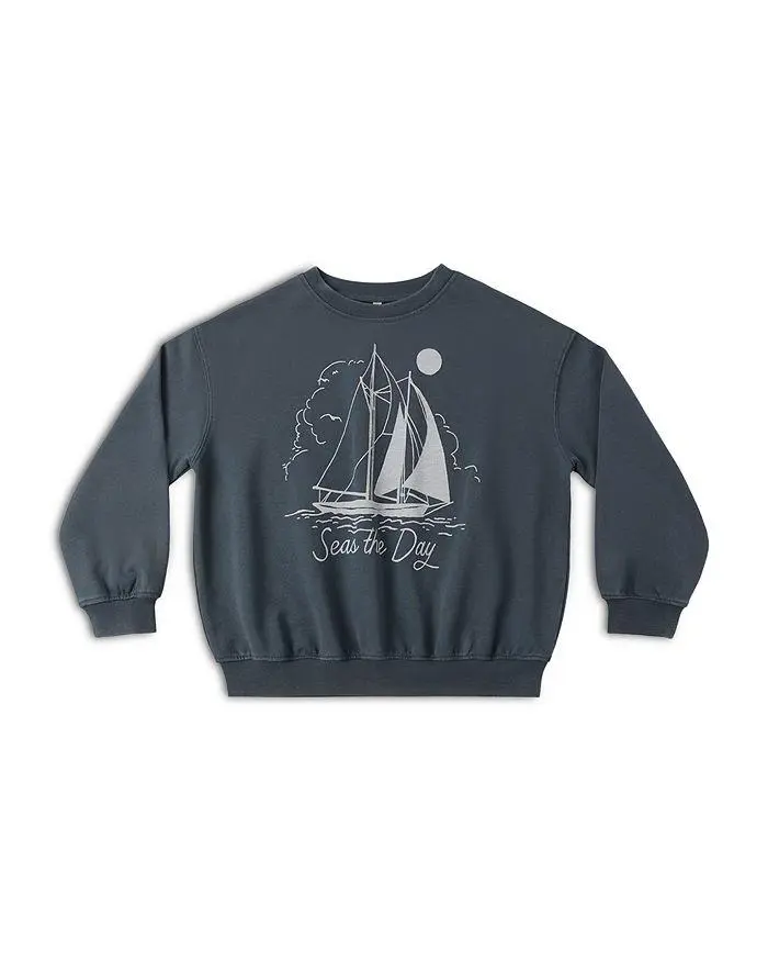 Rylee + Cru Boys' Seas the Day Graphic Sweatshirt  - Little Kid