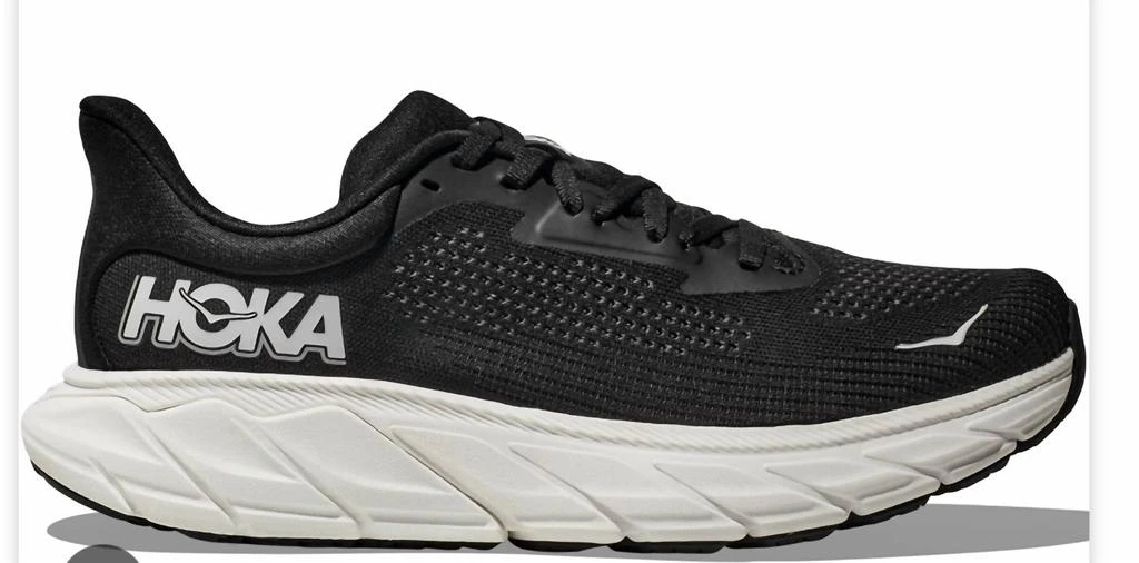 Hoka One One Women's Arahi 7 Sneakers In Black & White 1