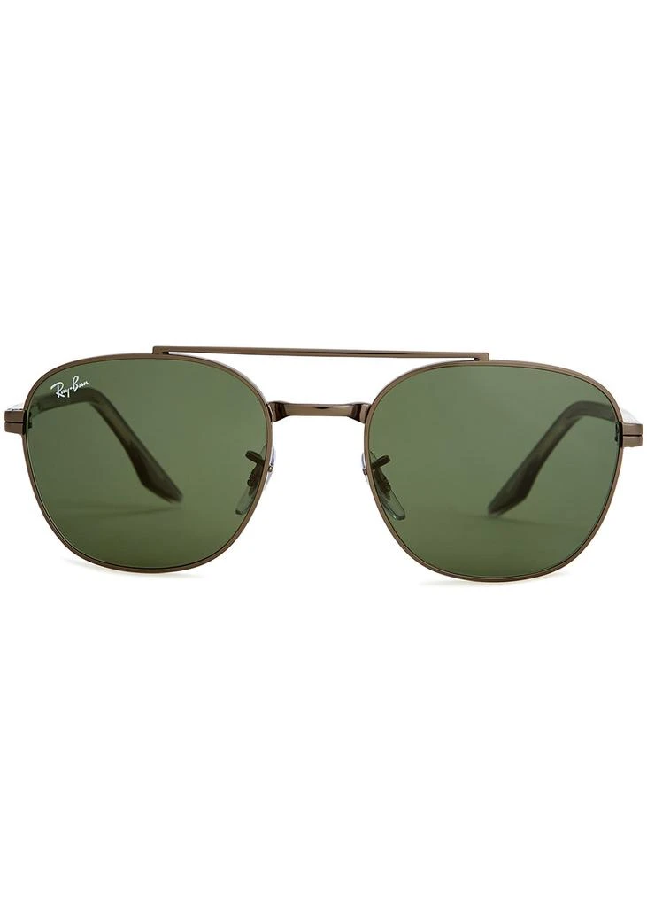 Ray-Ban Gunmetal aviator-style sunglasses 2