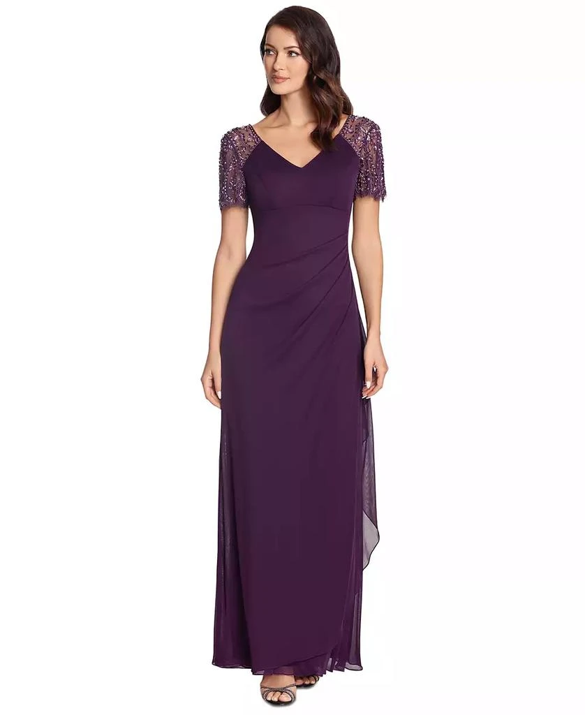 XSCAPE Petite Embellished Chiffon Gown 1