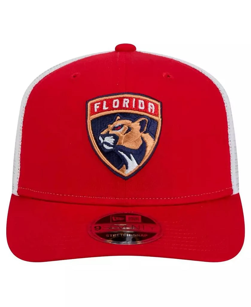 New Era Men's Red Florida Panthers Core Trucker 9SEVENTY Stretch-Snap Hat 5