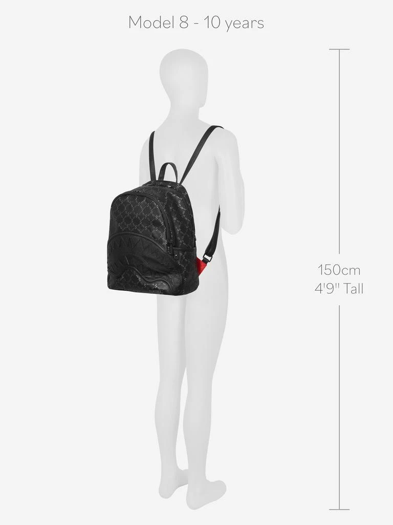 SprayGround Sprayground Kids Trippy Moneygram Savage Backpack in Black 5