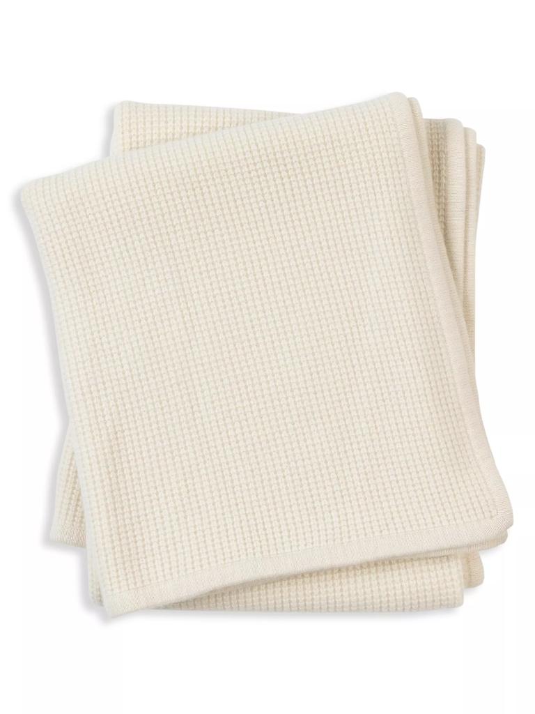 Sofia Cashmere Cashmere Thermal Knit Throw