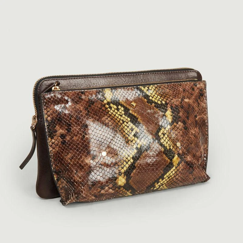 Herbert Frère Soeur Le Deedee Duo Bag choco-sirte jaune HERBERT FRÈRE SOEUR 2