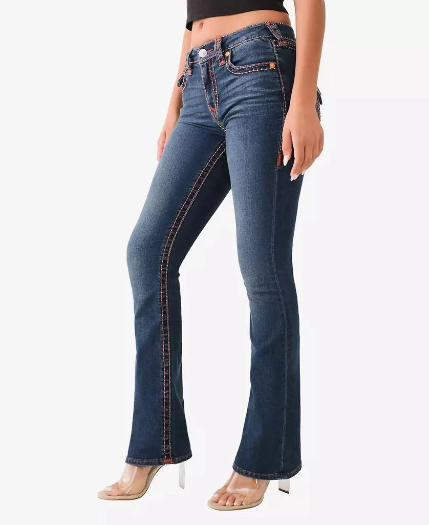 True Religion Women's Becca Bootcut Super T Flap Jean 3