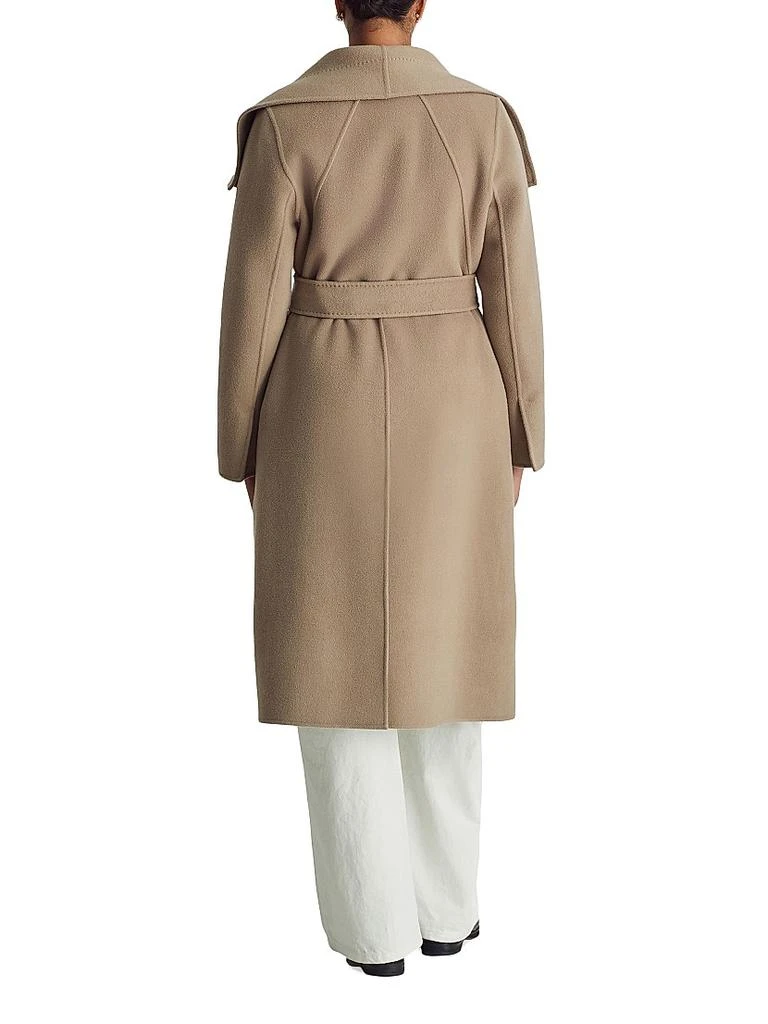 Dawn Levy Gisele Wool & Cashmere Belted Coat 4