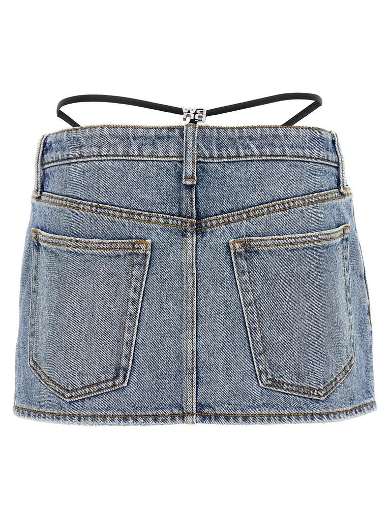 Alexander Wang Alexander Wang Thong Strap Denim Skirt 2