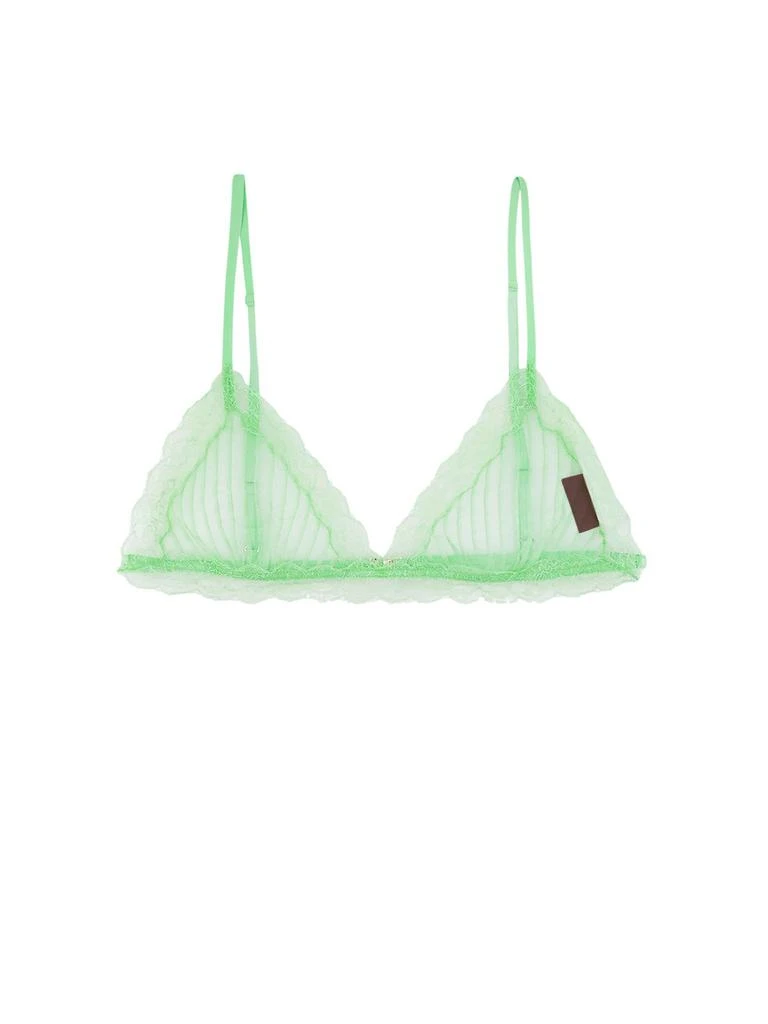 Gucci Gucci Lace Detailed Triangle Bralette 1