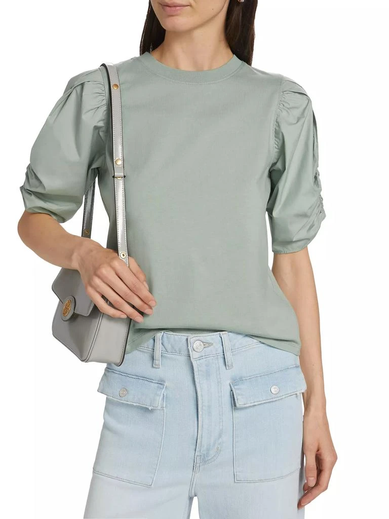 FRAME Cotton Puff-Sleeve T-Shirt 3