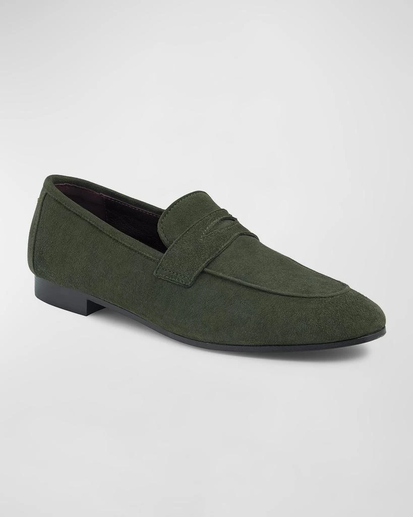 Bougeotte Flaneur Suede Penny Loafers 2