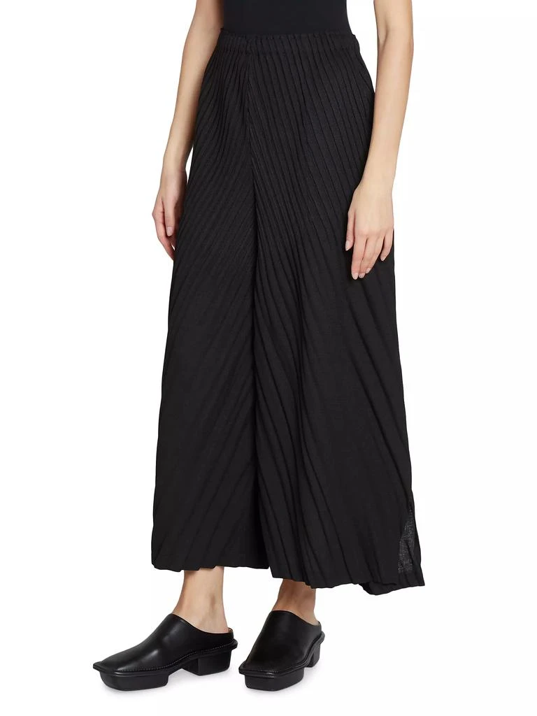 Issey Miyake Linen-Like Pleated Pants 4