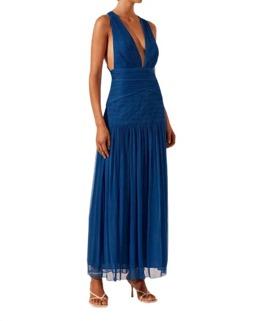 Shona Joy Shona Joy - MAYA PLUNGED TIE BACK MIDI DRESS