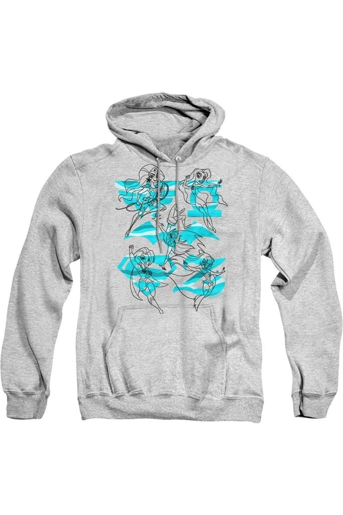 Gildan DC Comics Superhero Girls Line Art Group Adult Pull Over Hoodie / Hooded Sweatshirt 1