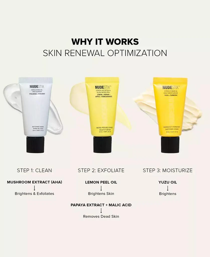 NUDESTIX 3-Pc. Nudeskin Gentle Citrus Renew Set 3