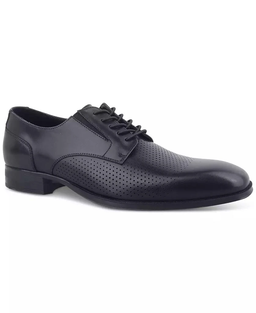 Alfani Men's Flynne Alfa-Tech Perforated Leather Dress Shoes, Exclusively at Macy's 1