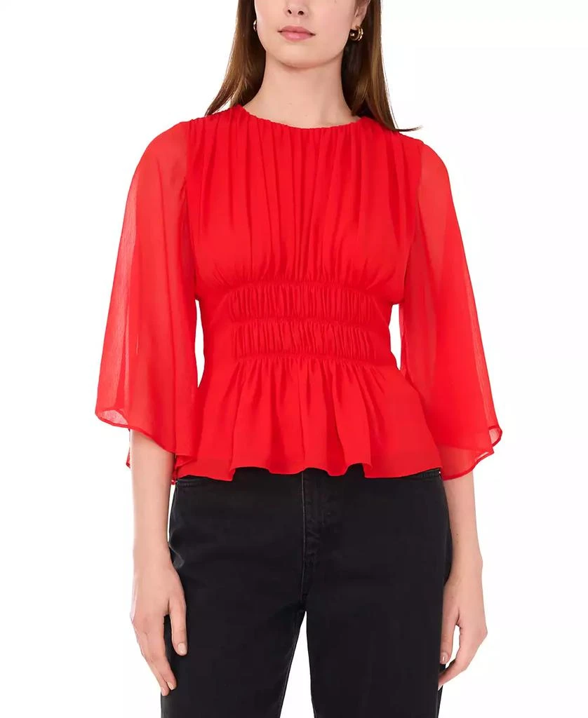 Parker Women's Elodie Smocked-Waist Top 1