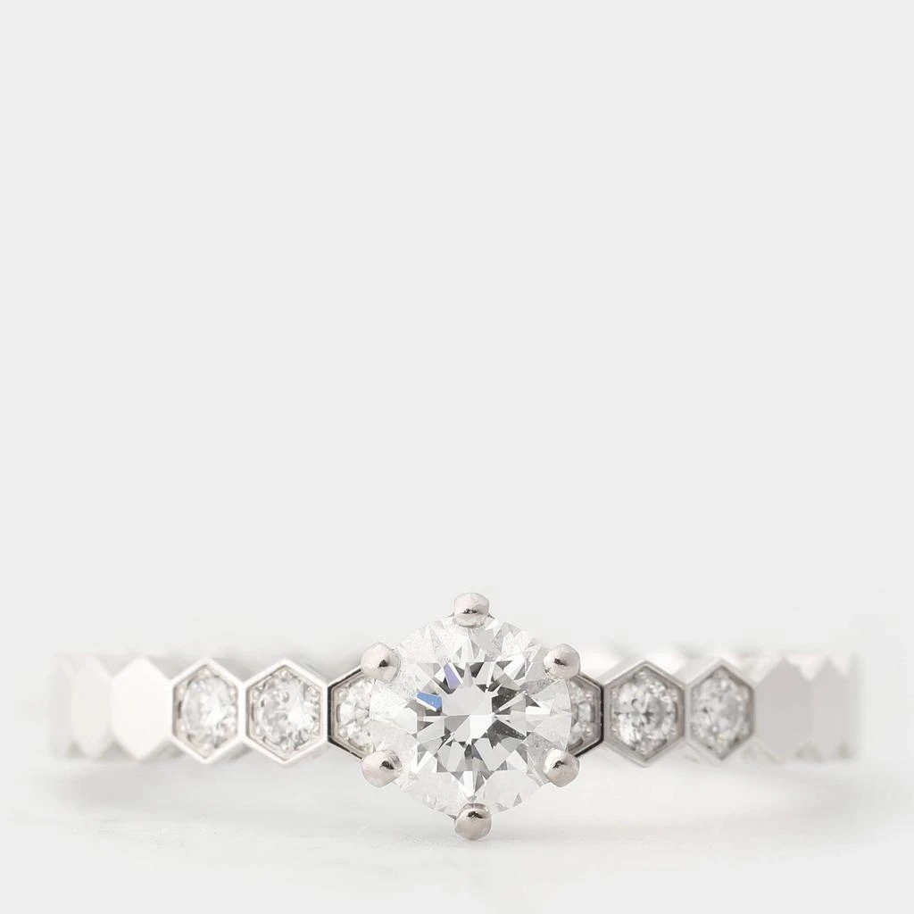 Chaumet Chaumet Bee My Love Solitaire 0.33ct Diamond 18K White Gold Ring Size 51 2