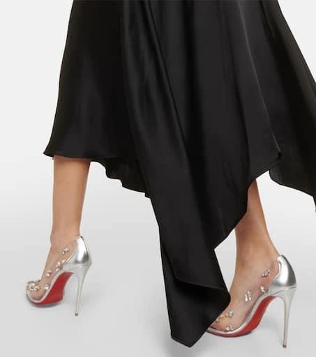 Christian Louboutin Degraqueen embellished PVC pumps 7
