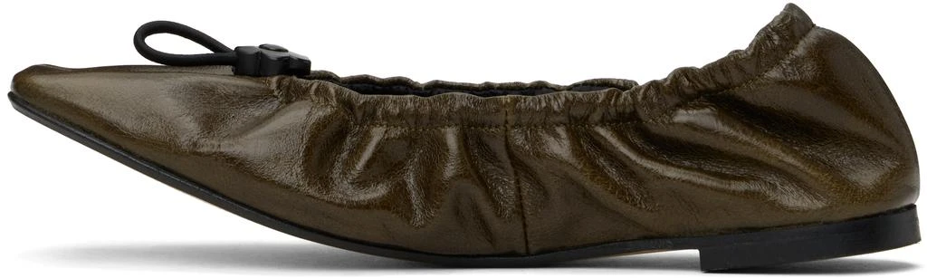 CECILIE BAHNSEN Khaki Orbella Ballerina Flats 3