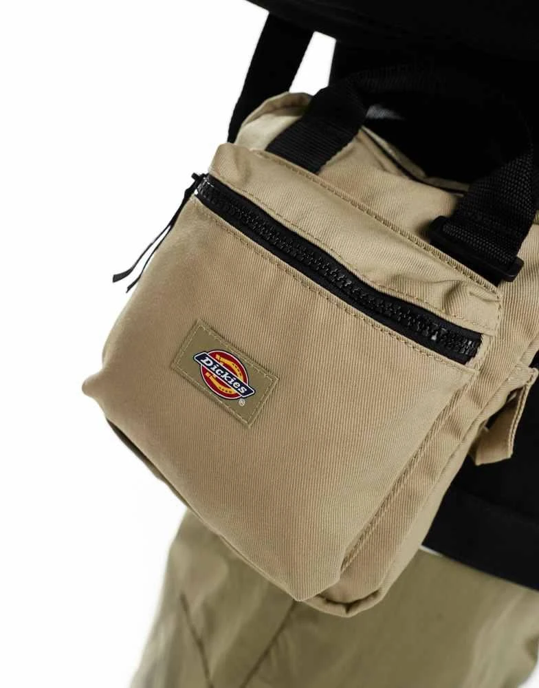 DICKIES Dickies moreauville cross body bag in beige 2