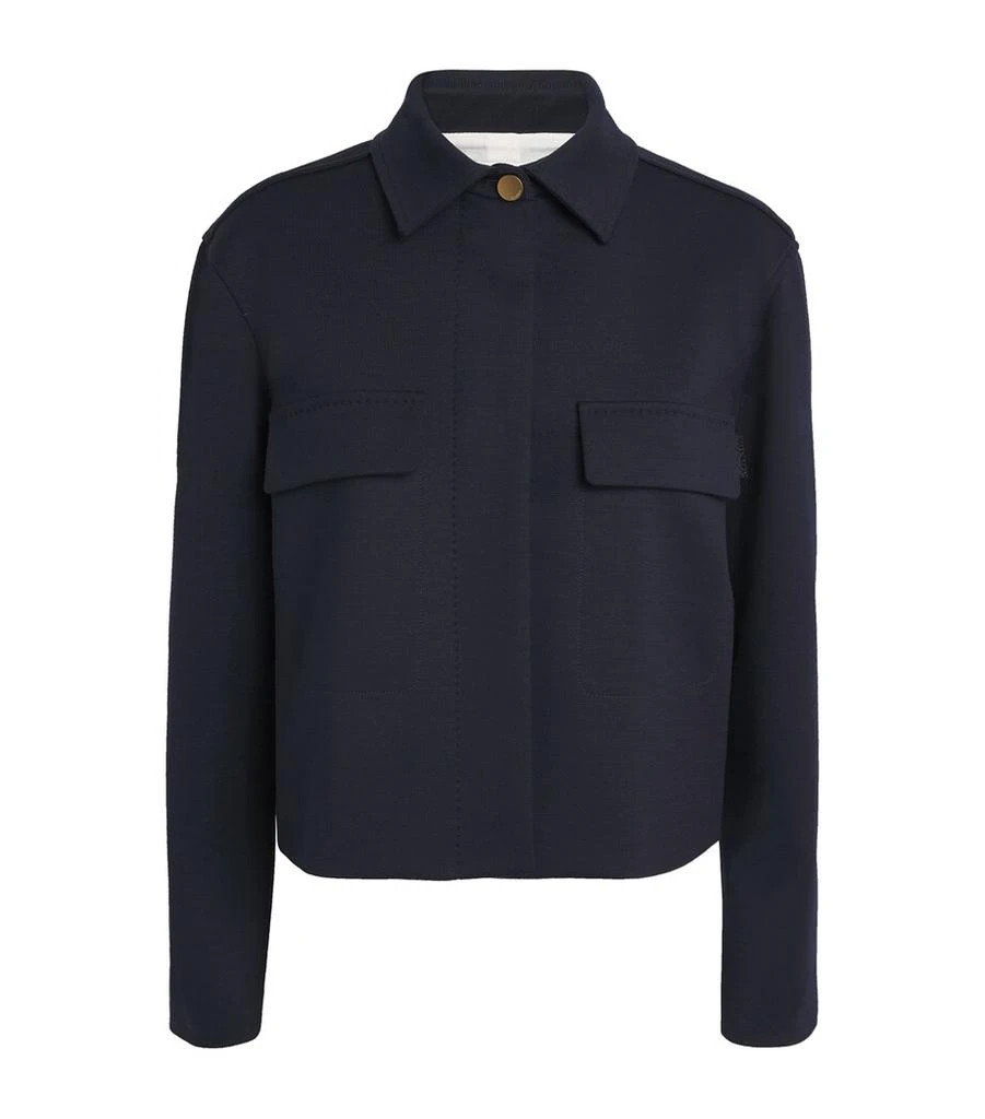 Max Mara Wool-Blend Cropped Jacket 1