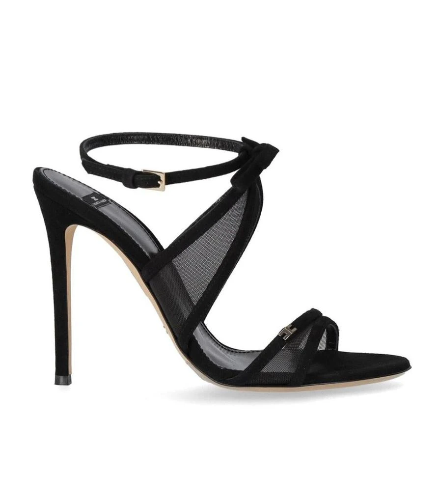 ELISABETTA FRANCHI Elisabetta Franchi Black Heeled Sandal With Bow 1