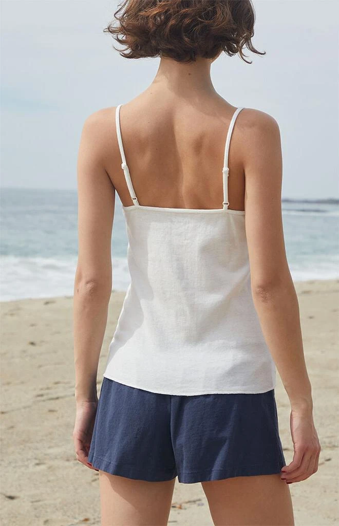 John Galt White Amara Long Tank Top 3