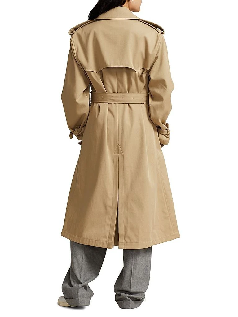 Ralph Lauren Twill Double-Breasted Trench Coat 4