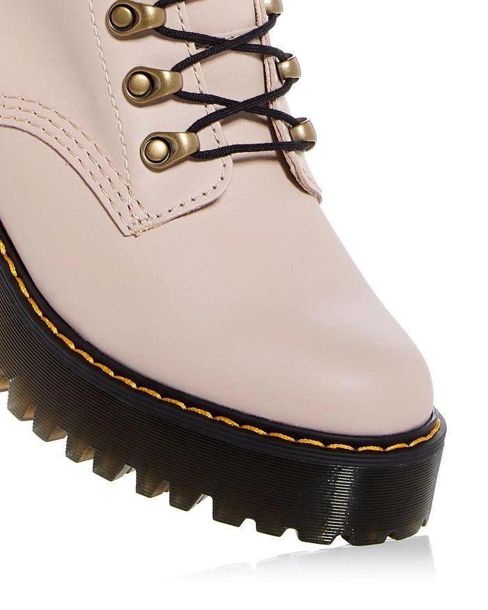 Dr. Martens Women's Leona Platform Combat Boots 5