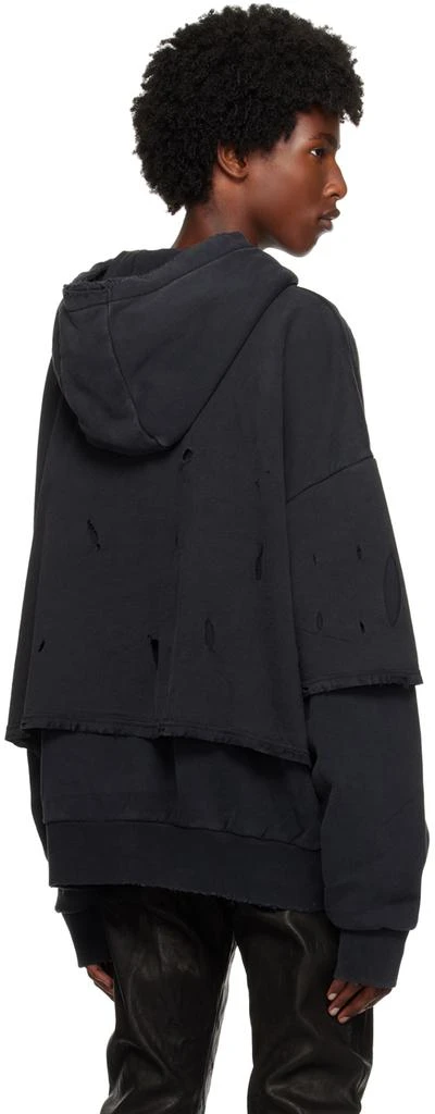 Stolen Girlfriends Club Black Misfit Layered Hoodie 3