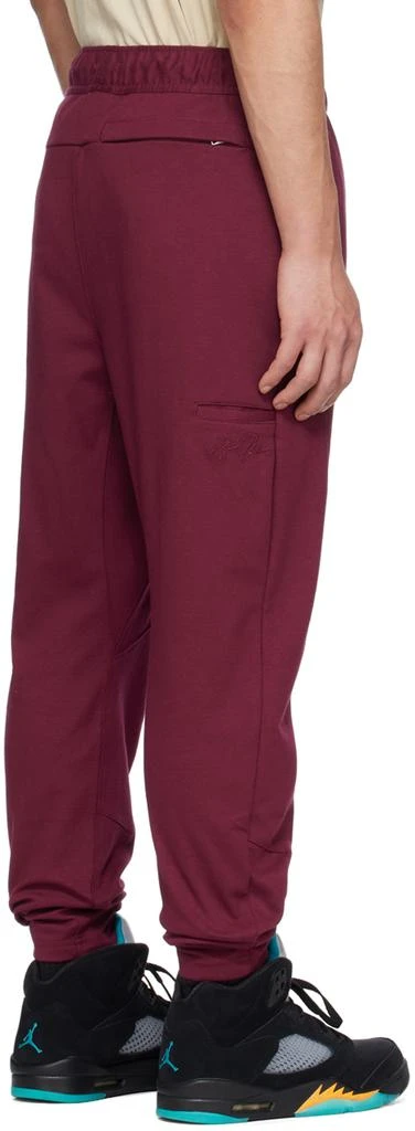 Nike Jordan Burgundy Warm Up Sweatpants 3