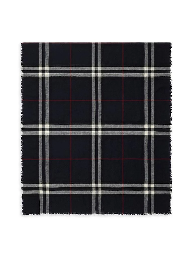 Burberry Check Wool Scarf 1