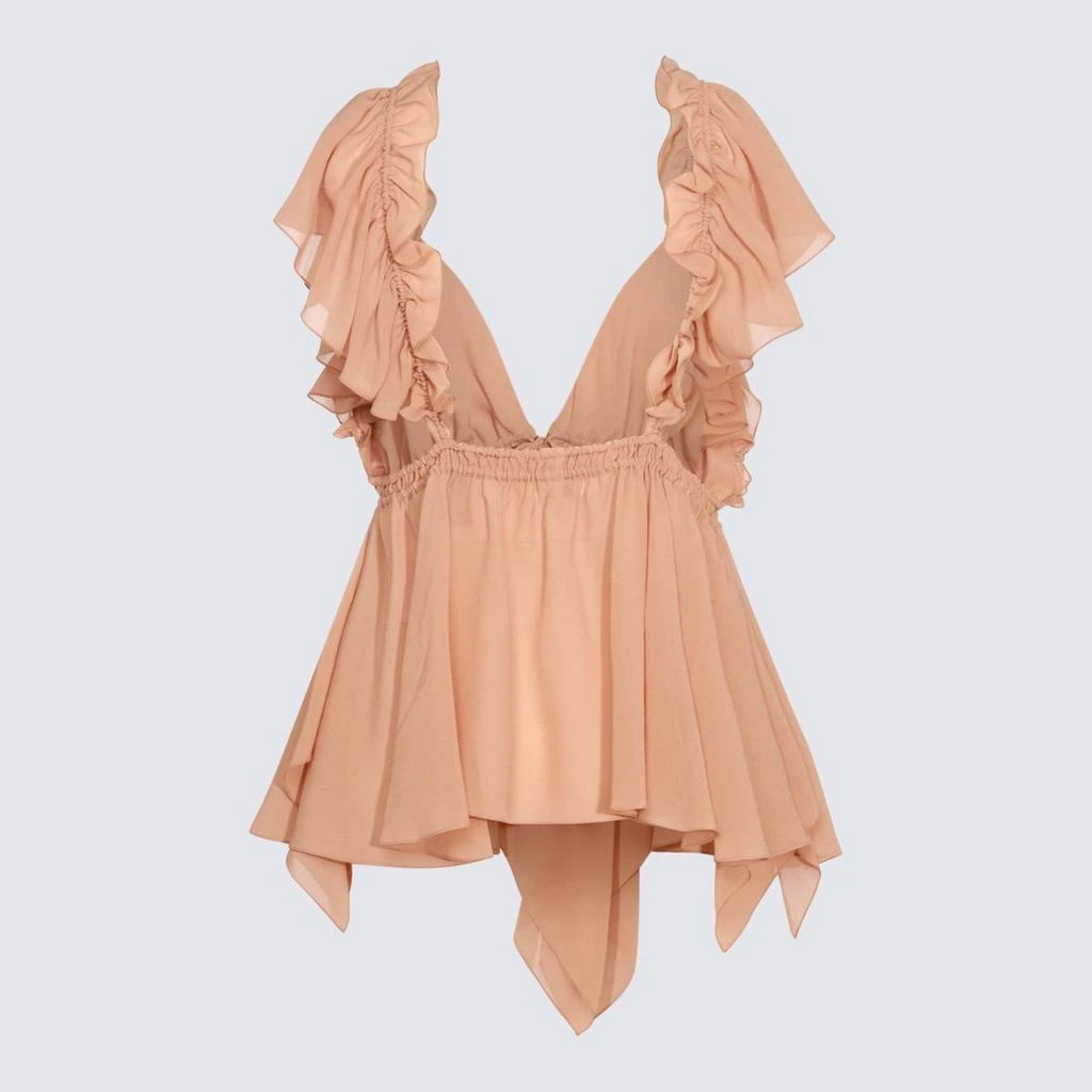 Chloé Chloé Pink Silk Shirt 2