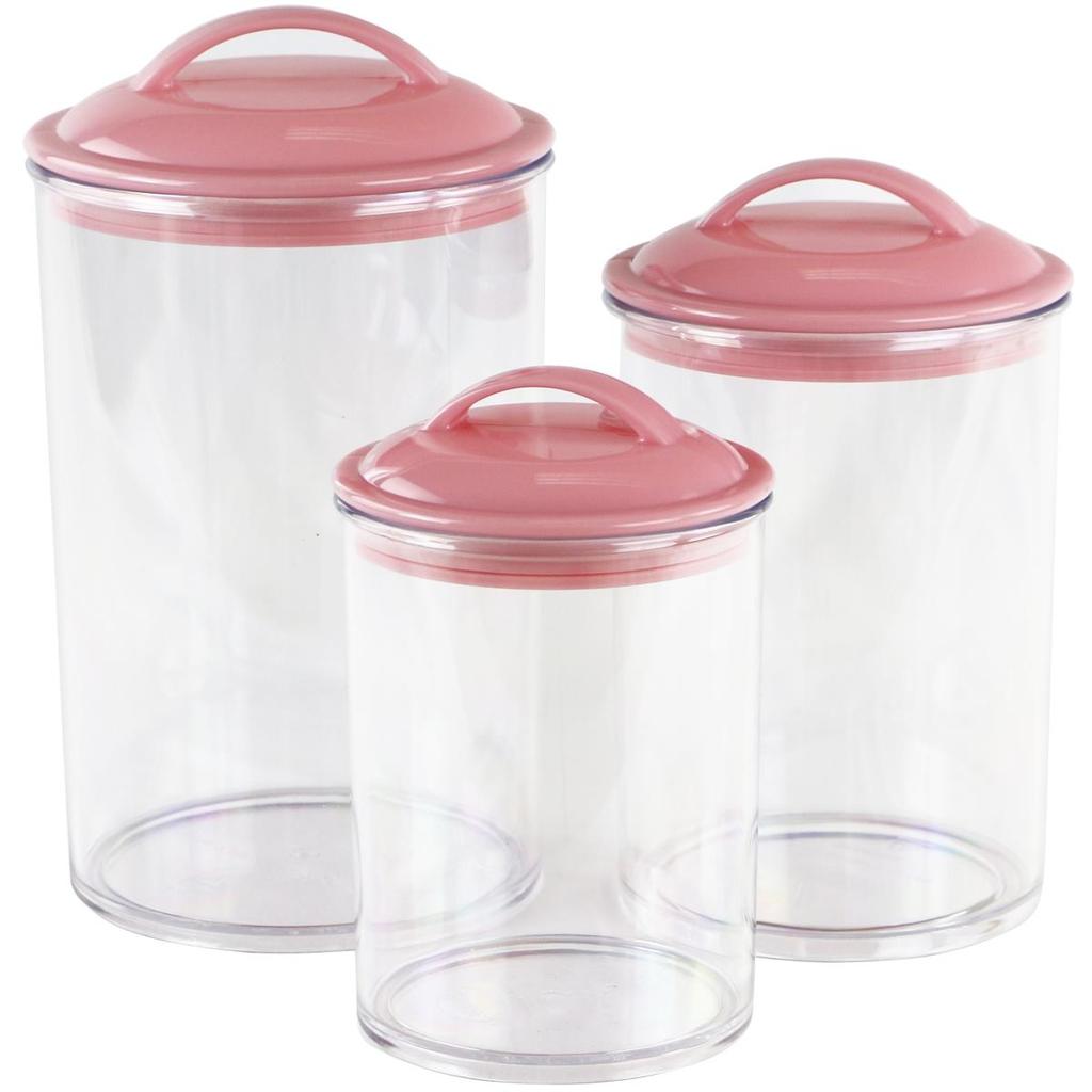 Reston Lloyd Calypso Basics by Acrylic Storage Canisters, Set of 3