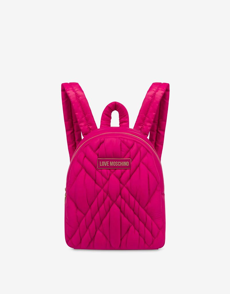 Love Moschino Puff Quilted Nylon Backpack