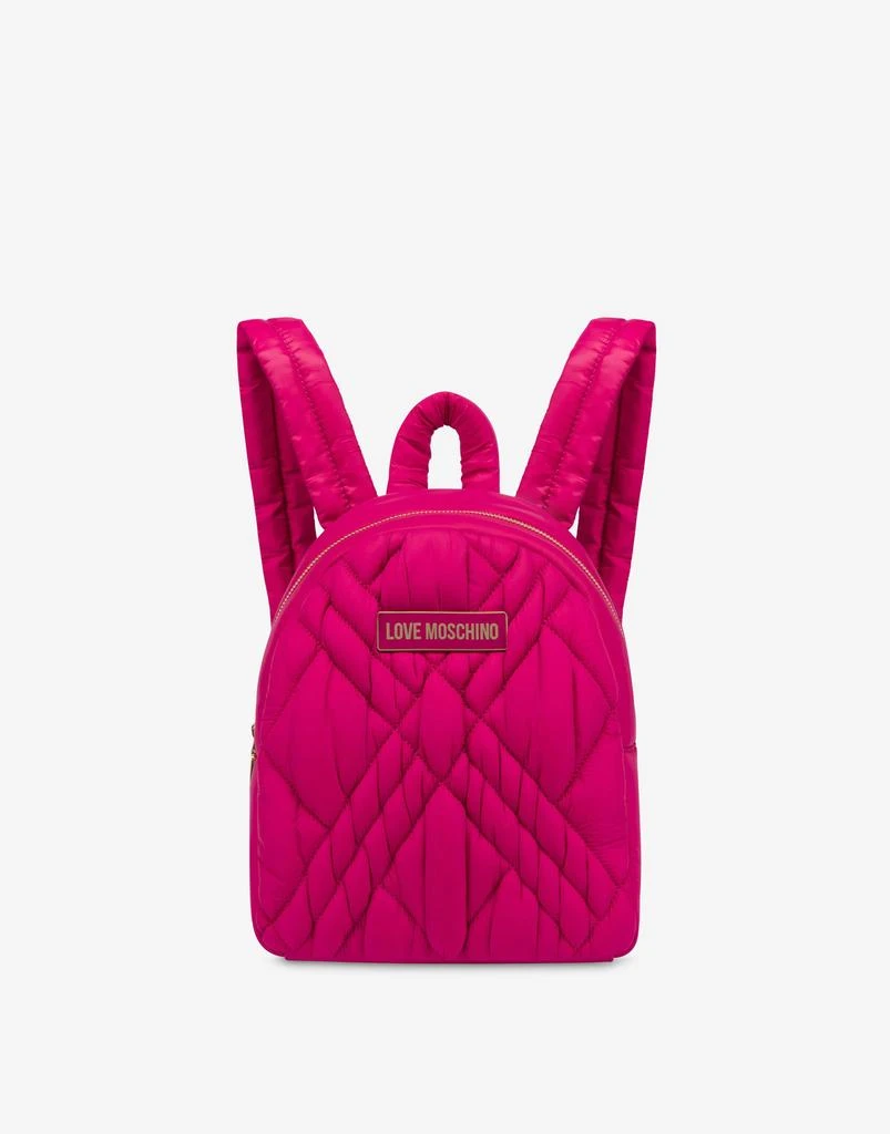 Love Moschino Puff Quilted Nylon Backpack 1