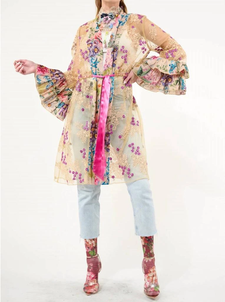 ARATTA Miss September Kimono In Tan