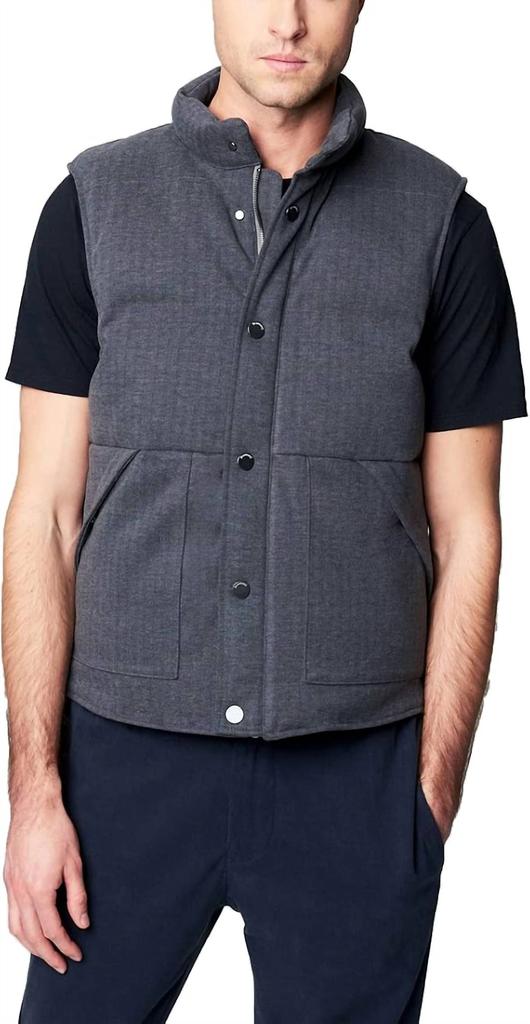 Blank NYC Men's Gibberish Vest In Ghu