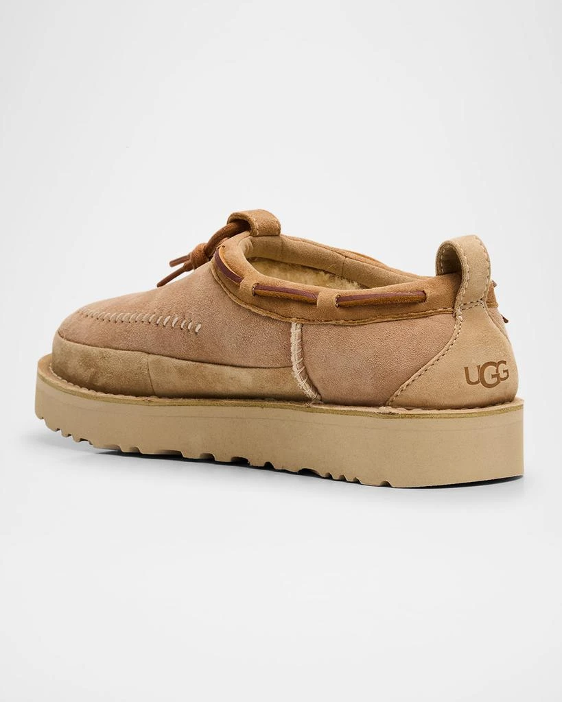 UGG Tasman Suede Shearling Moc Slippers 4