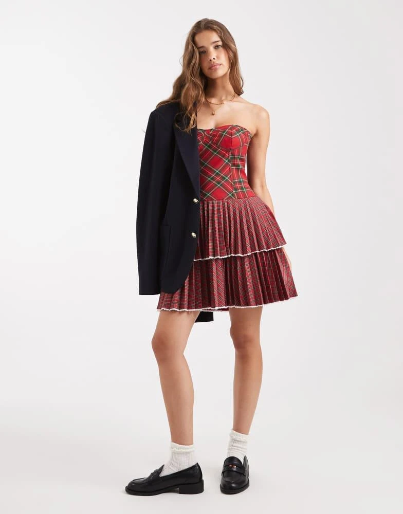 tommy jeans ribbed midi dress Tommy Jeans Strappy Badge Rib Midi Dress Deep Crimson