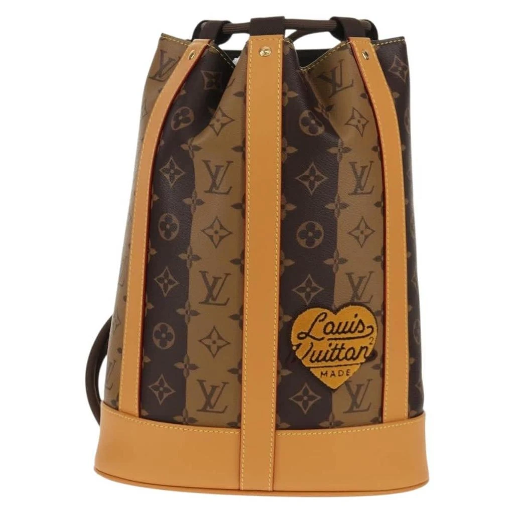 Louis Vuitton Nigo Randonnee Backpack Limited Edition Stripes Monogram Canvas Canvas Shoulder Bag Bag (Pre-Owned)