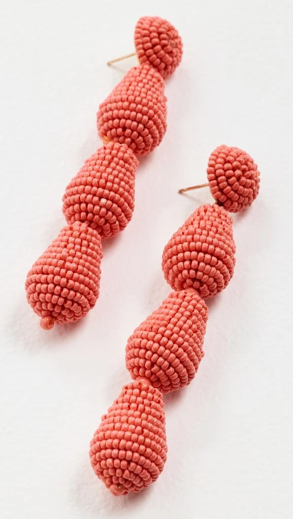 Kenneth Jay Lane Beaded Earrings 3